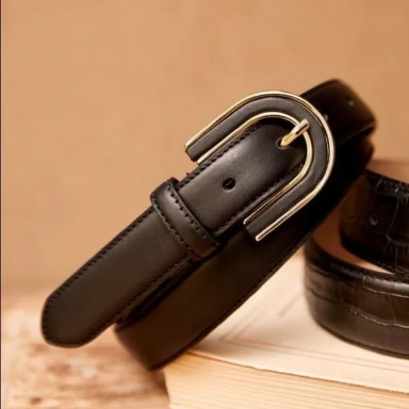 Sezane | Accessories | Szane Ombeline Leather Belt | Poshmark display picture 3